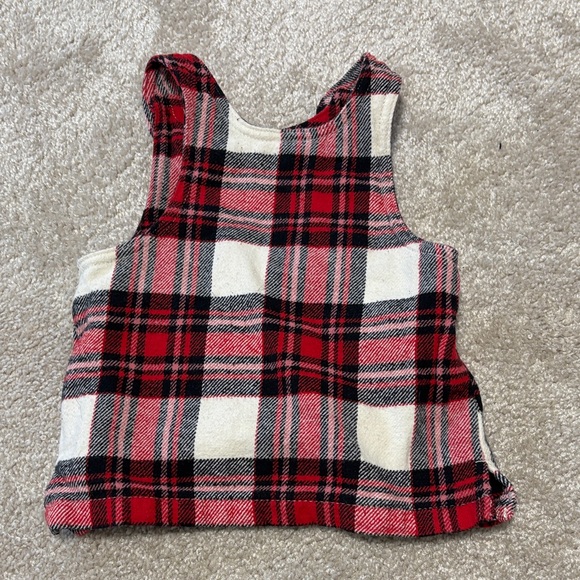 Infant Plaid winter dress - Picture 3 of 4